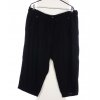 Kalhoty 3/4 Arcadia vel. UK20/48/XL černé lněné