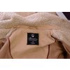 Kabát Atmosphere vel. S béžový s imitaci kožešiny na límci