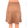 Sukně Janina 38/S imitace semiše světle hnědá