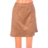 Sukně Janina 38/S imitace semiše světle hnědá