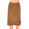Sukně Von Daniels vel L pravý semiš broušená kůže hnědá