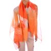Šátek Pareo oranžový vzorovaný