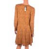 Šaty George NOVÉ S VISAČKOU oranžové s puntíky vel. S / uk 6