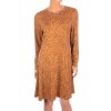 Šaty George NOVÉ S VISAČKOU oranžové s puntíky vel. S / uk 6