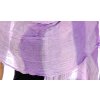 Šátek fialový se třpytivou nití vada
