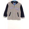 Mikina dětská Adidas šedá s černými rukávy vel 104/ 3- 4 roky