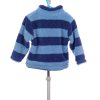 Mikina flísová modrá pruhovaná TU vel. 80 - 86 / 9 - 18 m
