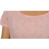 Tričko Street One světle růžové s peříčky vel. 40 / M