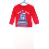 Tričko C&A červené s mrožem vel 86/12-18 měsiců