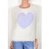Svetr s flitry a srdíčkem f&f  M