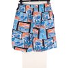 Kraťasy Coast Guard modro barevné s palmami oboustranné vel XL