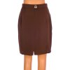 Sukně Copines hnědá retro vel 42