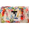 Halenka Atmosphere bílá s barevnými květy vel L