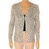 Kardigan Atmosphera bílý s černým zvířecím vzorem vel S/M