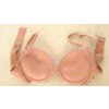 Podprsenka růžová Super Push-up s vycpávkami a kosticemi vel 70 A