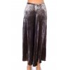 Sukně Marc Aurel hnědá lesklý samet viskosa + hedvábí vel S