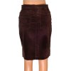 Sukně Tchibo hnědý jemný manšestr vel S