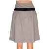 Sukně Reserved šedá s faldy černým pruhem s podšívkou vel S