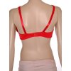 Podprsenka Hongya červená s krajkou a kosticemi NOVÁ S VISAČKOU vel 80 C