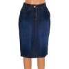 Sukně riflová dlouhá Tchibo vel. S/36 tmavě modrá