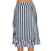 Sukně dlouhá DistriktNorrebro vel. S bílo-černá pruhovaná