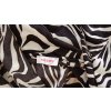Halenka Orsay bílo černý vzor zebry bez ramínek kolem krku vel S