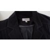 Sako Marks&Spencer černé ozdobné švy a kapsy 56 % len vel L/XL / uk 18