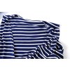 Tričko bolerko modré s bílým proužkem s vázačkou vel XS-S