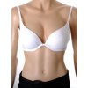 Podprsenka bílá s krajkou push up s kosticemi vel 70 A