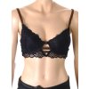 Podprsenka Mister Lady černá krajková  slabé vycpávky s kosticemi vel 75 D