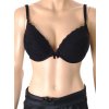 Podprsenka černá krajková push up s kosticemi vel 80 B