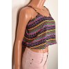 Halenka Crop top H&M barevný vel. S-M