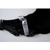 Plavky bikiny vrchní díl Janina černé krajkové push up s kosticemi vel 75-80 C
