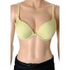 Plavky bikiny vrchní díl žlutozelené jemný plastický proužek push up s kosticemi vel 75 C