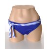 Plavky spodní díl Lb Vyr modré s bílo modrou vázačkou vel L