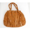 Kabelka hnědá se střapci