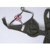 Plavky bikiny komplet Esprit khaki zelené s kosticemi vel S  @