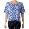 Tričko Arista modré květované vel. uk 18 - 20 / XL