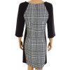 Šaty Luiza černobílé se vzorem vel. M