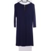 Šaty Christian Berg tmavomodré kulatý výstřih vel XS/S