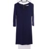 Šaty Christian Berg tmavomodré kulatý výstřih vel XS/S