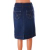 Sukně Tchibo modrá vzadu prošívané kapsy vel S/M