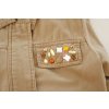 Bunda Papaya béžová s kamínky na kapse vel. S / uk 10