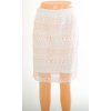 Sukně C&A bílá krajková vel. 38 / S - M