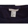 Svetr H&M modrý třpytivý 10% angora vel. S