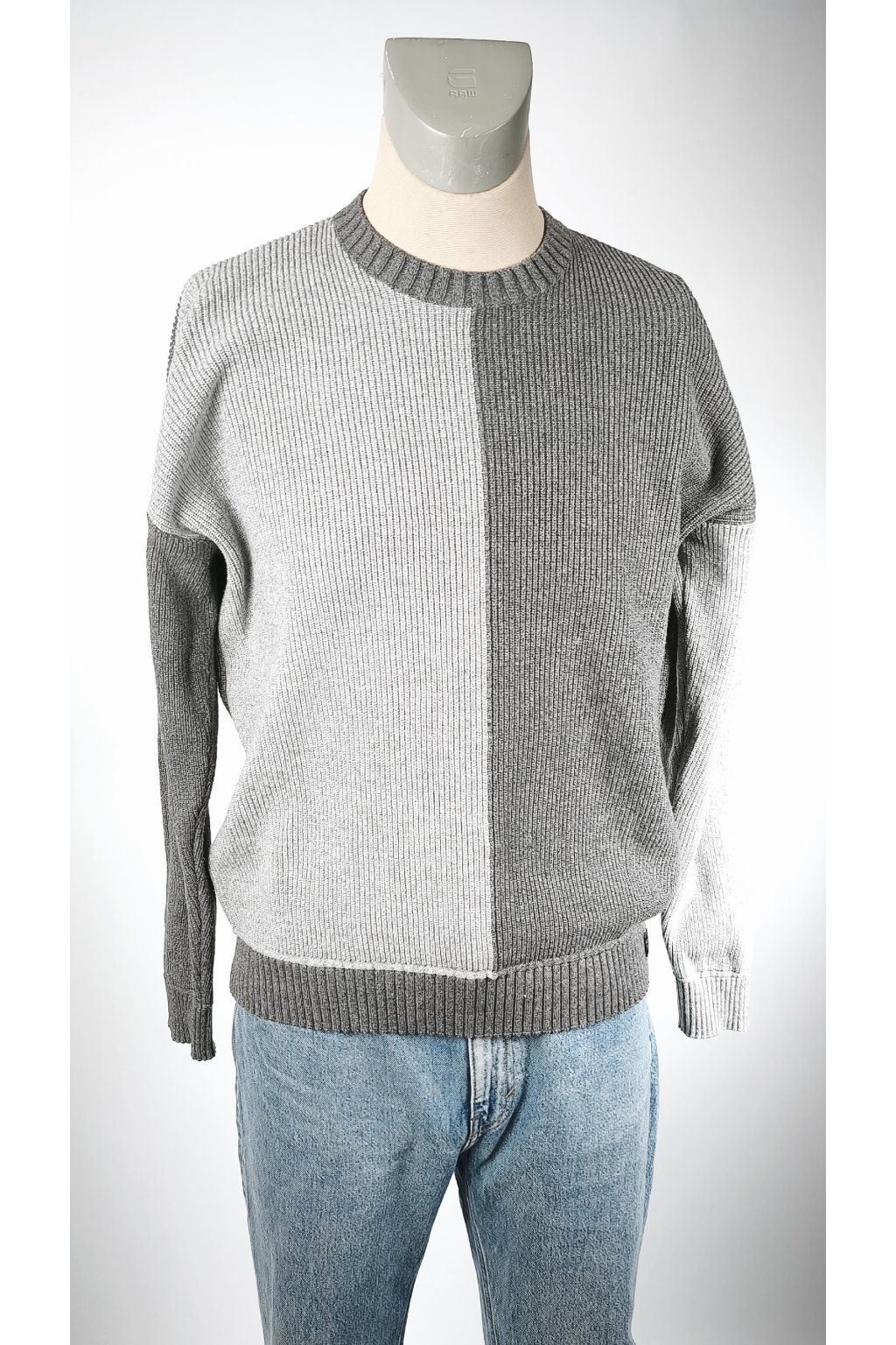 Pánsky sveter HOLLISTER šedý oversized