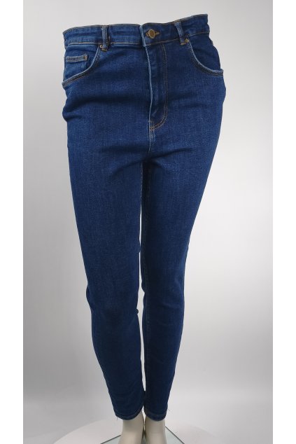Modré dámske džínsy ZARA