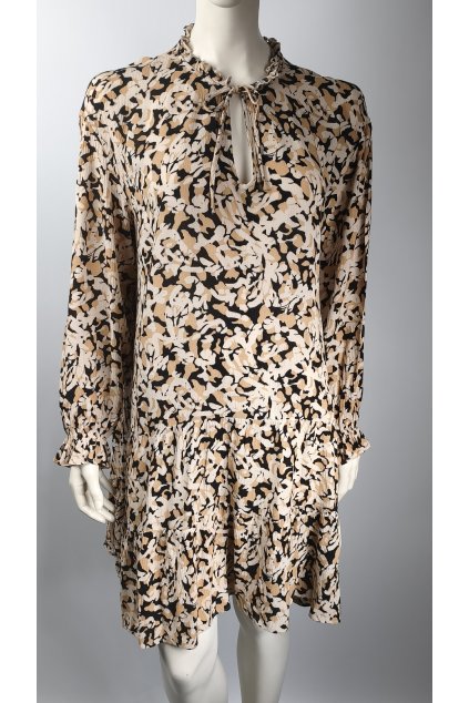 Elegantné šaty ORSAY s jemným vzorom a dlhými rukávmi