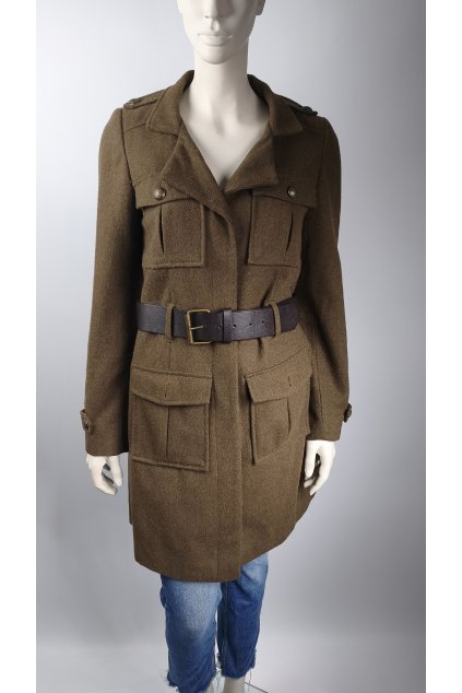 Hnedá dámska bunda s opaskom od 3SUISSES COLLECTION