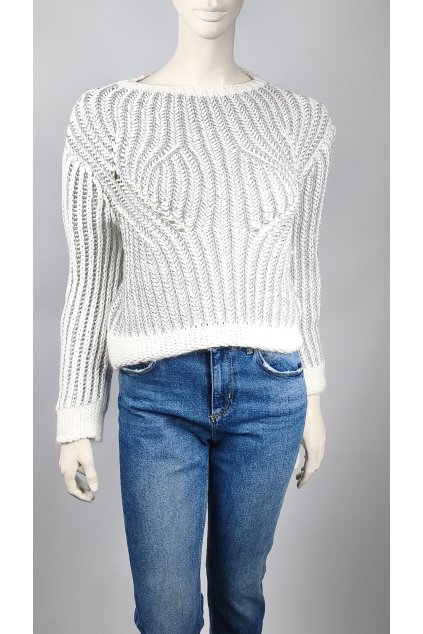 Biely svetrový pulóver RINASCIMENTO